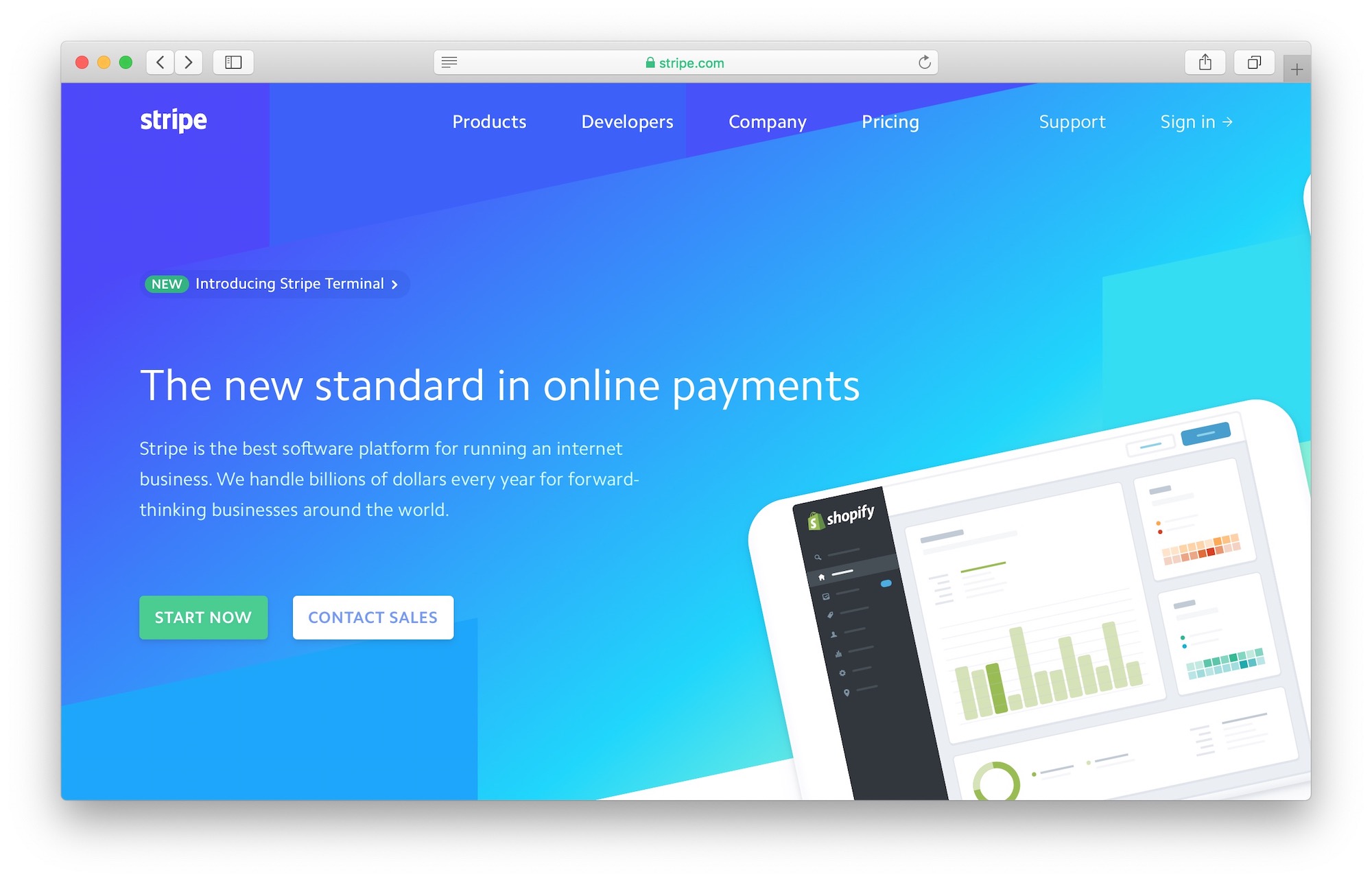 #1 payment gateway: stripe