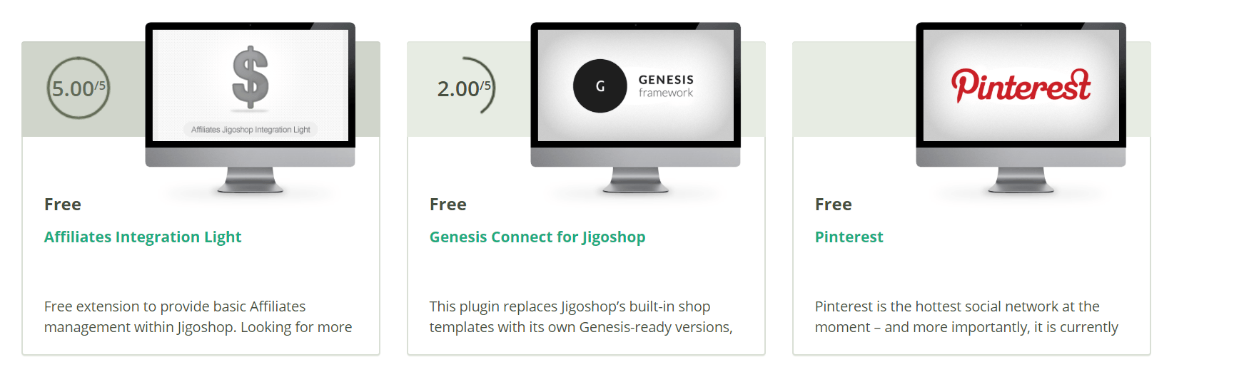 commerce électronique open source - Extensions gratuites de Jogoshop