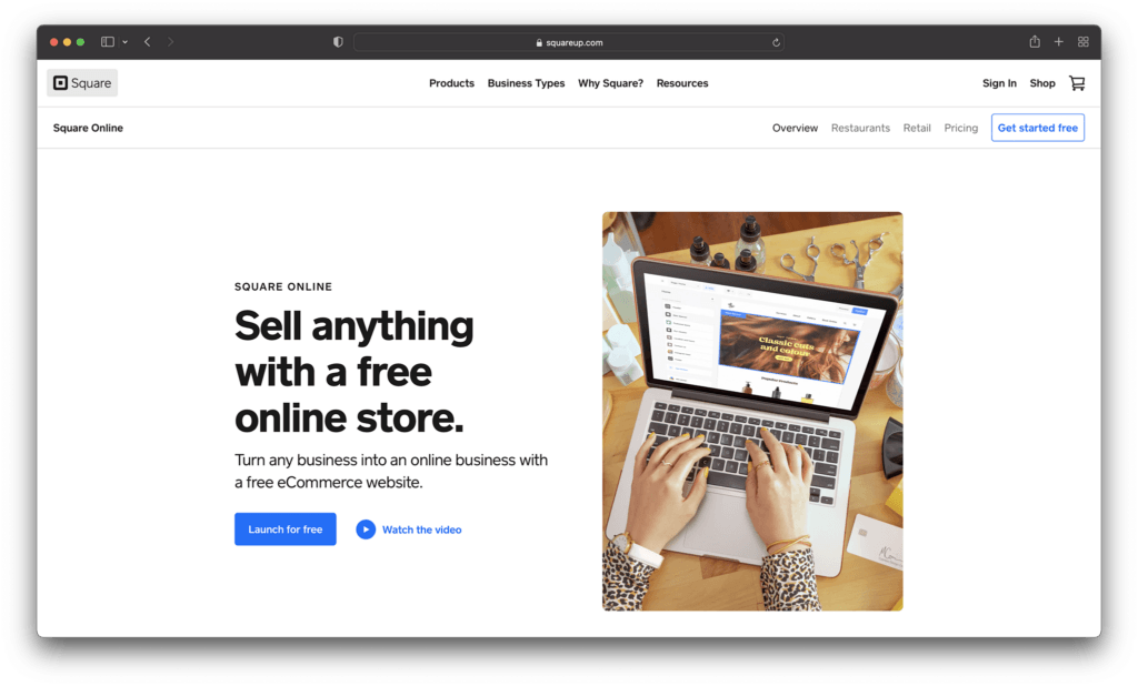 square online - plateformes de commerce électronique open source et gratuites