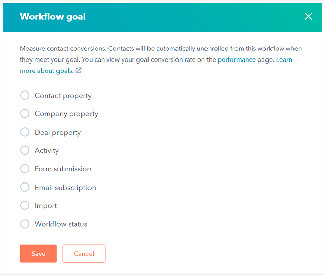 HubSpot Marketing hub workflow