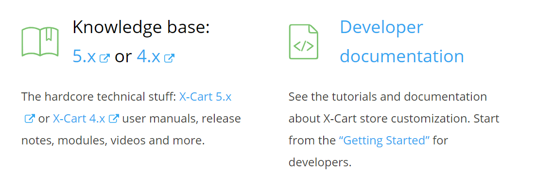 commerce électronique open source - x-cart ASSISTANCE